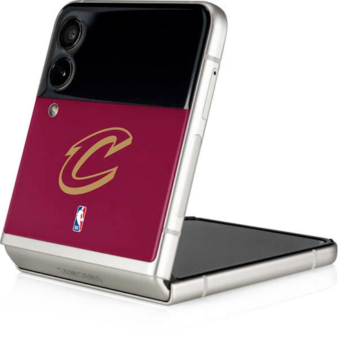 NBA Cleveland Cavaliers Large Logo Galaxy Z Flip4 5G Skin